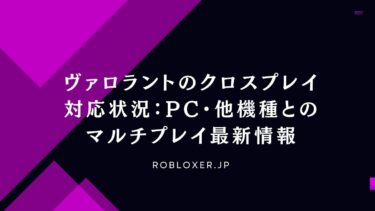 ヴァロラントのクロスプレイ対応状況：PC・他機種とのマルチプレイ最新情報