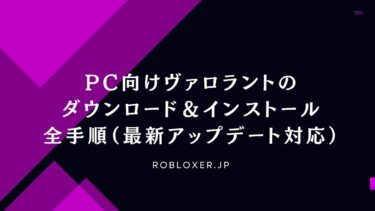 PC向けヴァロラントのダウンロード＆インストール全手順（最新アップデート対応）